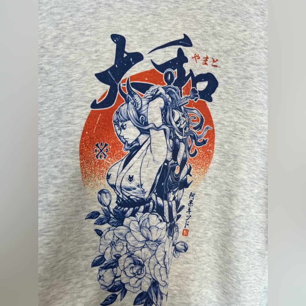 Lane  seven Yamato Sweatshirt vintage anime sweater size medium - Picture 3 of 6